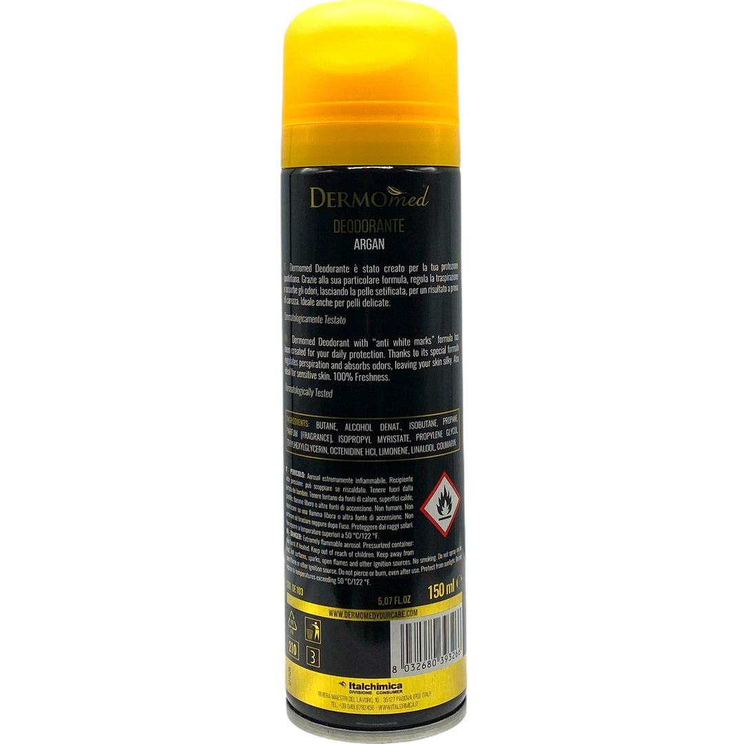 Dermomed deodorante spray argan 150 ml