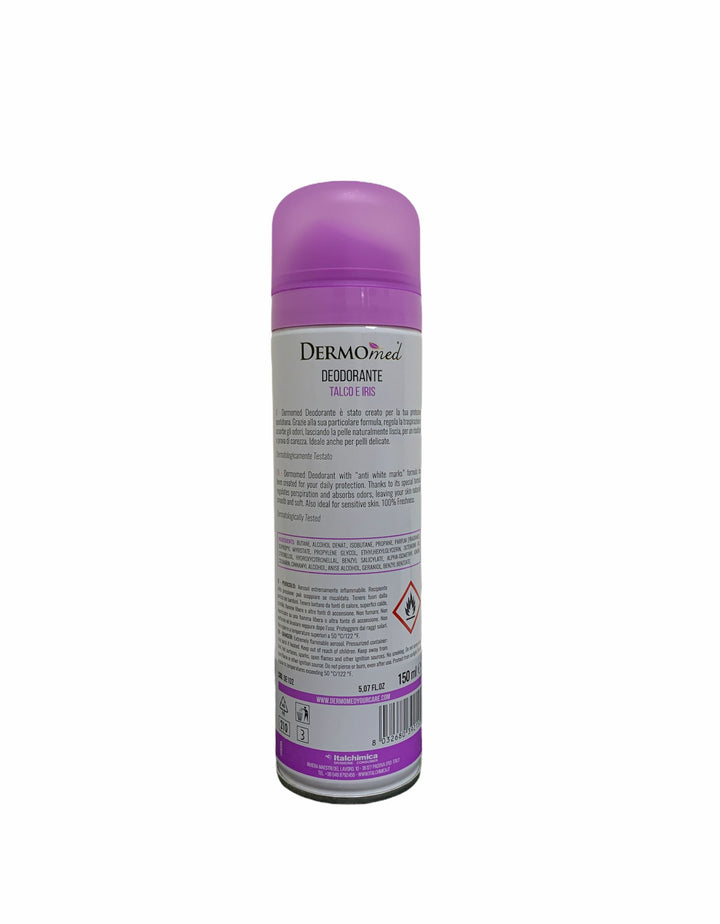 Dermomed deodorante spray talco e iris 150 ml
