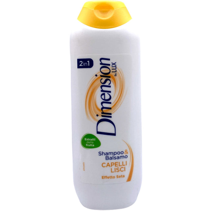 Dimension Shampoo 2in1 Capelli Lisci 250 ml – Detergente e Balsamo per Morbidezza e Luminosità