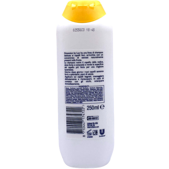 Dimension shampoo 2 in 1 capelli lisci 250 ml