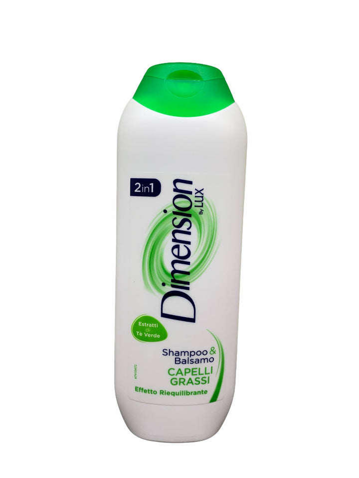 Dimension shampoo 2in1 con estratti di tè verde per capelli grassi 250 ml
