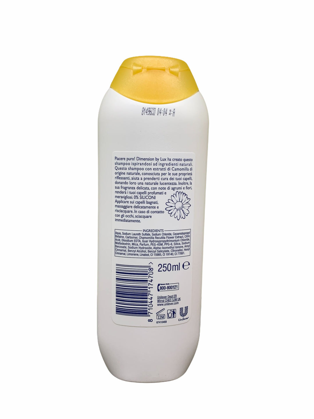 Dimension shampoo capelli chiari con estratti di camomilla 250 ml