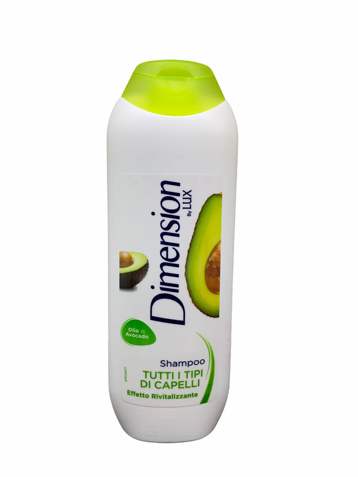Dimension Shampoo con Olio di Avocado 250 ml – Nutrimento e Morbidezza per Tutti i Tipi di Capelli