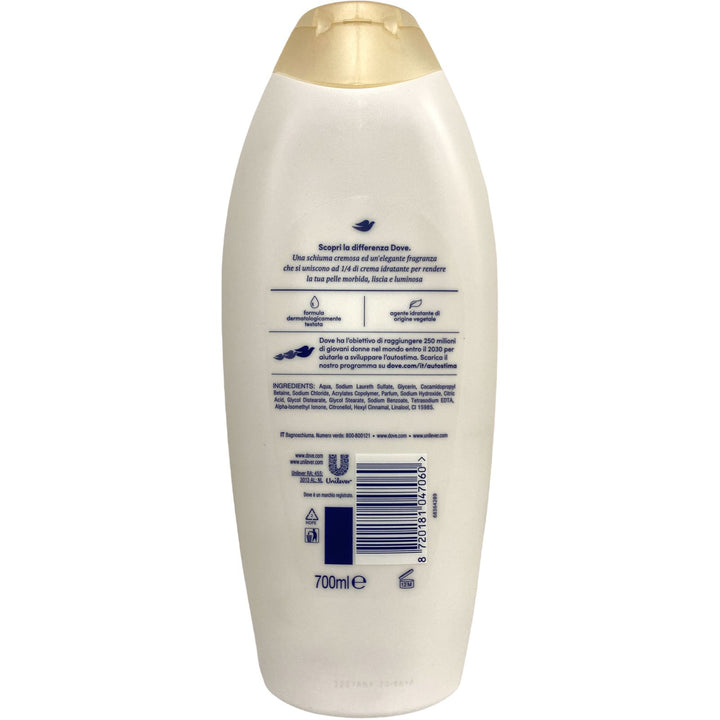 Dove bagnoschiuma di bellezza seta preziosa 700 ml