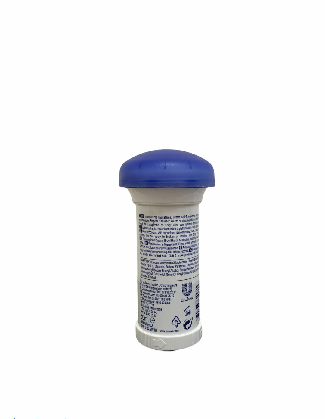 Dove Deodorante Crema Original 50 ml – Protezione Delicata e Idratazione per la Pelle