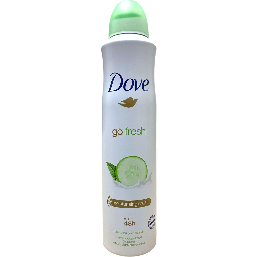 Dove deodorante spray 250 ml go fresh cucumber e greean tea scent