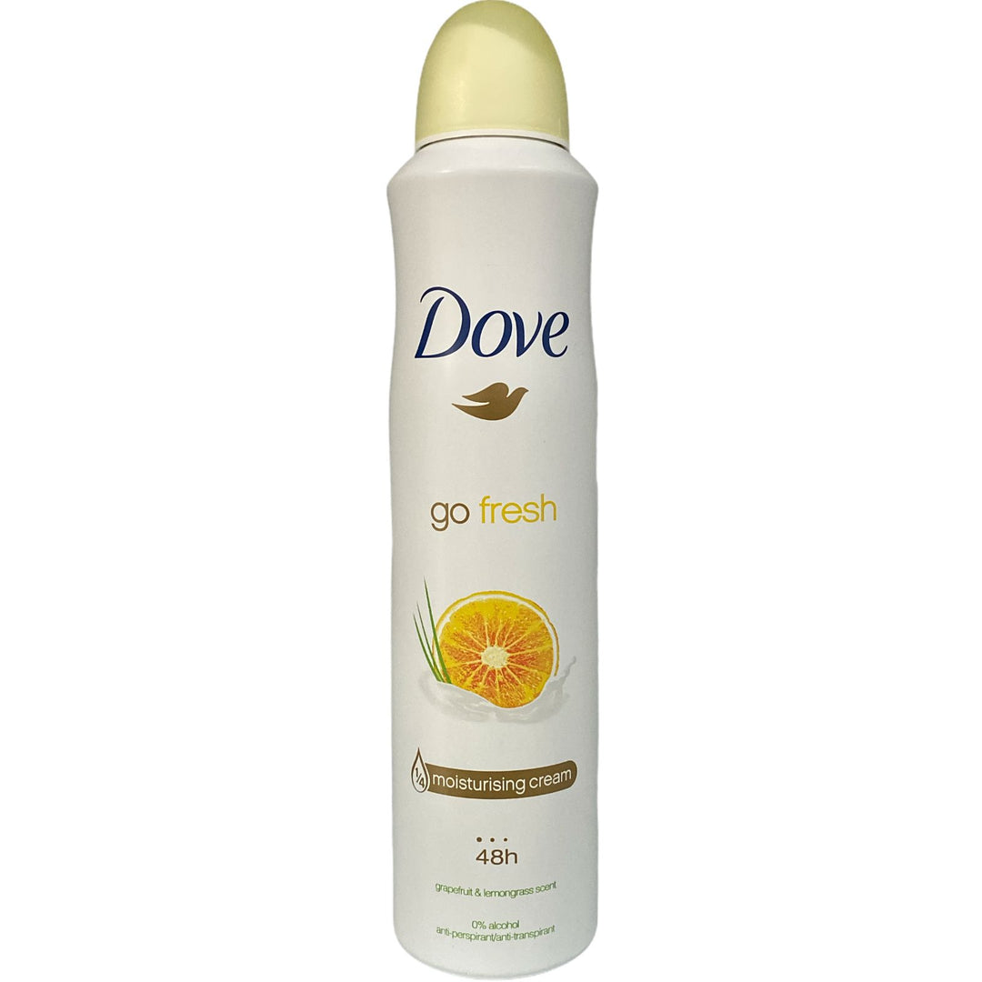 Dove deodorante spray 250 ml go fresh grapefruit e lemongrass scent