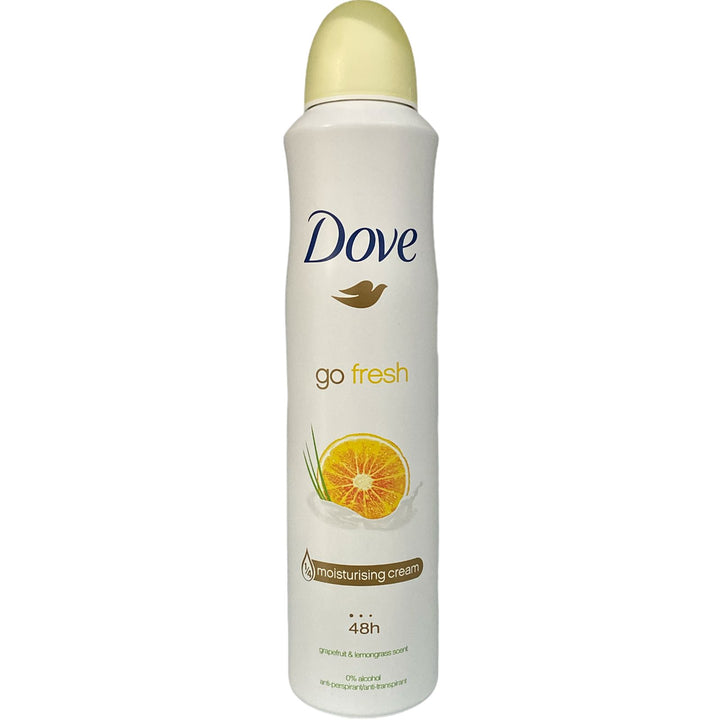 Dove deodorante spray 250 ml go fresh grapefruit e lemongrass scent