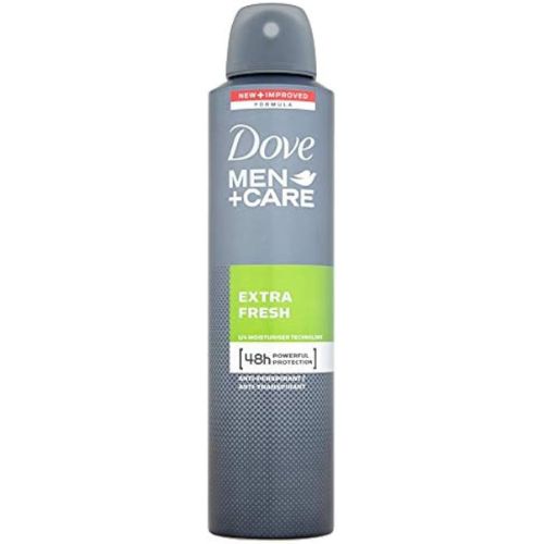 Dove Men+Care Deodorante Spray Extra Fresh 250 ml – Protezione Intensa e Freschezza Prolungata