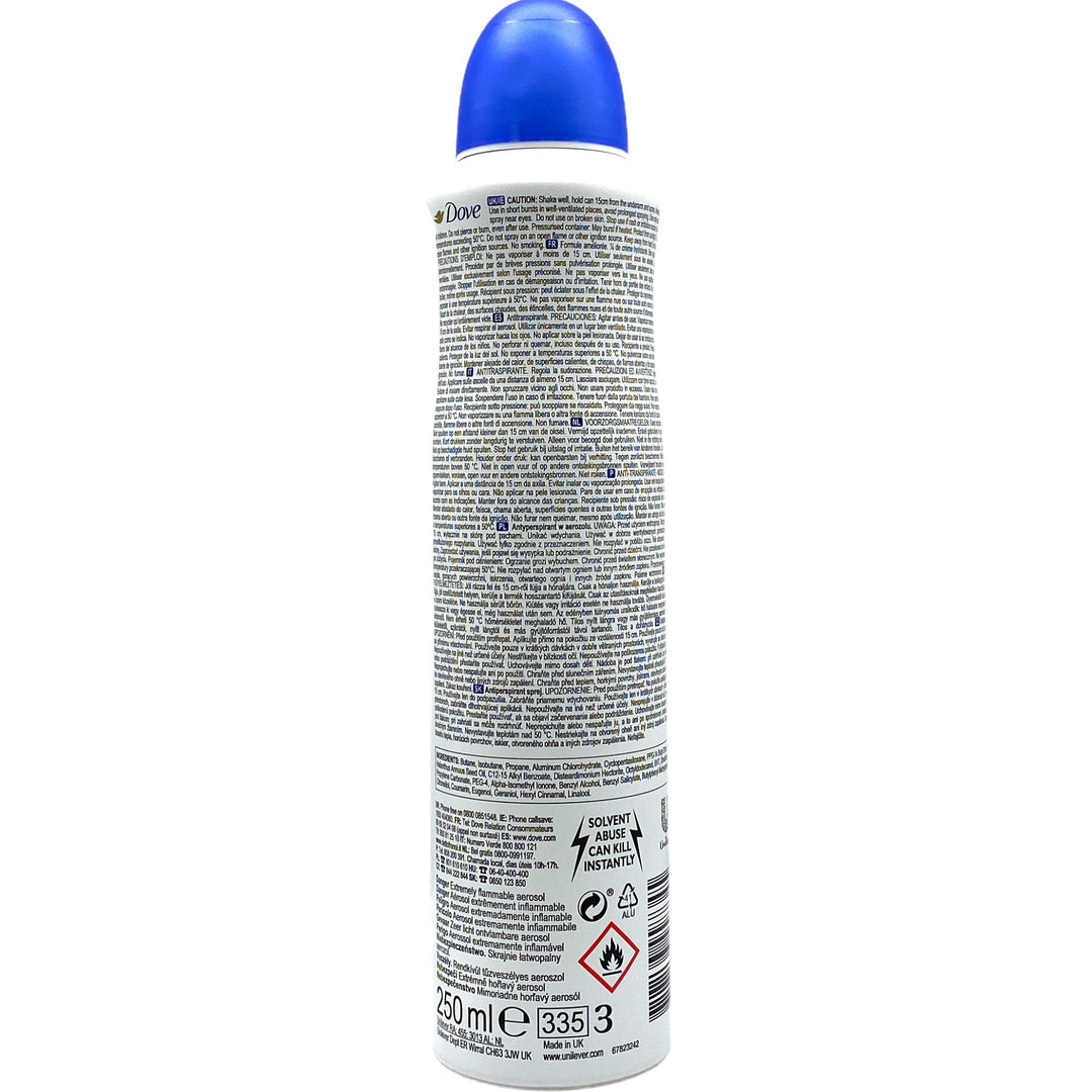 Dove deodorante spray 250 ml original