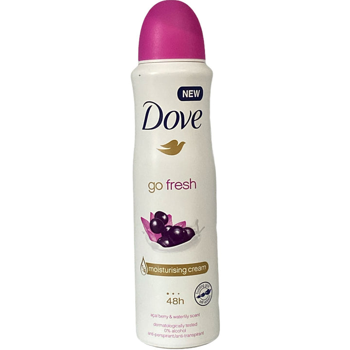 Dove deodorante spray go fresh acai berry e waterlily scent 150 ml