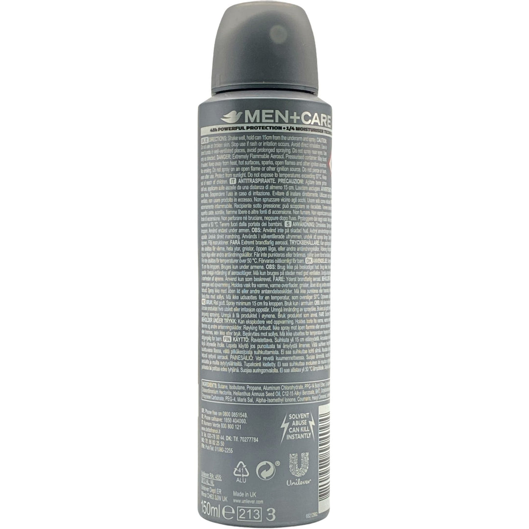 Dove deodorante spray men mineral powder+sandalwood 150 ml