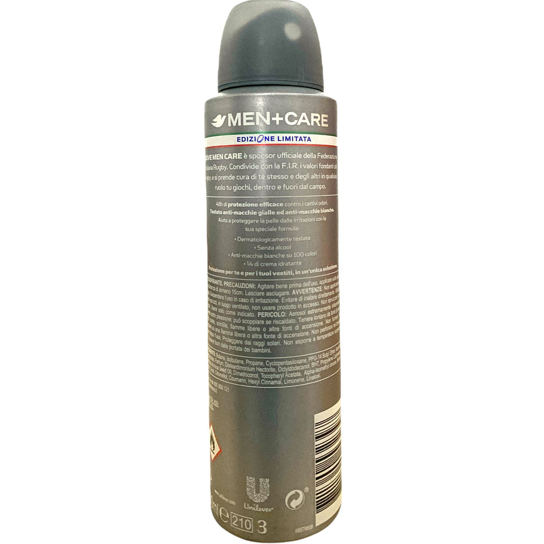 Dove deodorante spray men silver control 150 ml