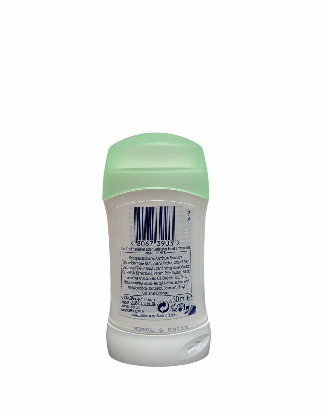 Dove deodorante stick go fresh cucumber e thè verde 30 ml