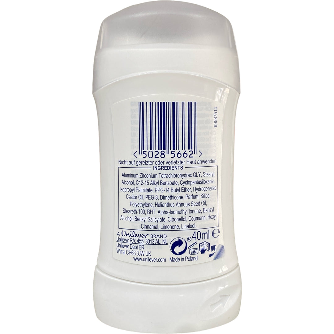 Dove Deodorante Stick Go Fresh Cetriolo & Tè Verde 40 ml – Freschezza Naturale e Protezione 48 Ore