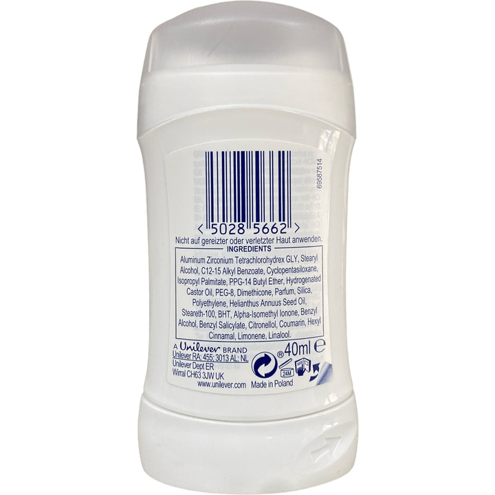 Dove Deodorante Stick Go Fresh Cetriolo & Tè Verde 40 ml – Freschezza Naturale e Protezione 48 Ore