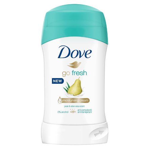 Dove Deodorante Stick Go Fresh Pera & Aloe Vera 40 ml – Freschezza Naturale e Protezione 48 Ore