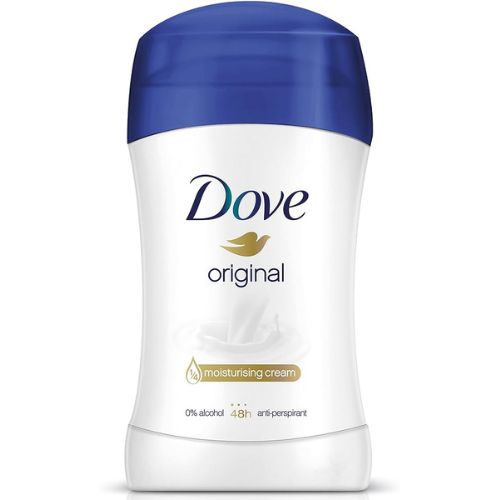Dove Deodorante Stick Original 40 ml – Protezione Delicata e Pelle Morbida Ogni Giorno