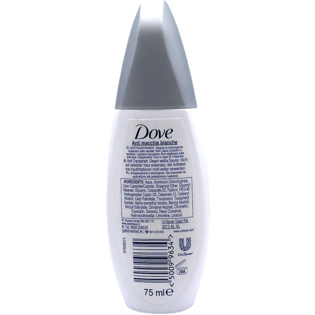 Dove Deodorante Vapo Invisible Dry 75 ml – Protezione Anti Macchie e Freschezza 48 Ore