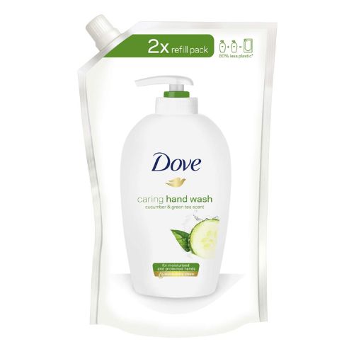 Dove Sapone Liquido Ricarica Cetriolo & Tè Verde 500 ml – Freschezza e Idratazione Quotidiana