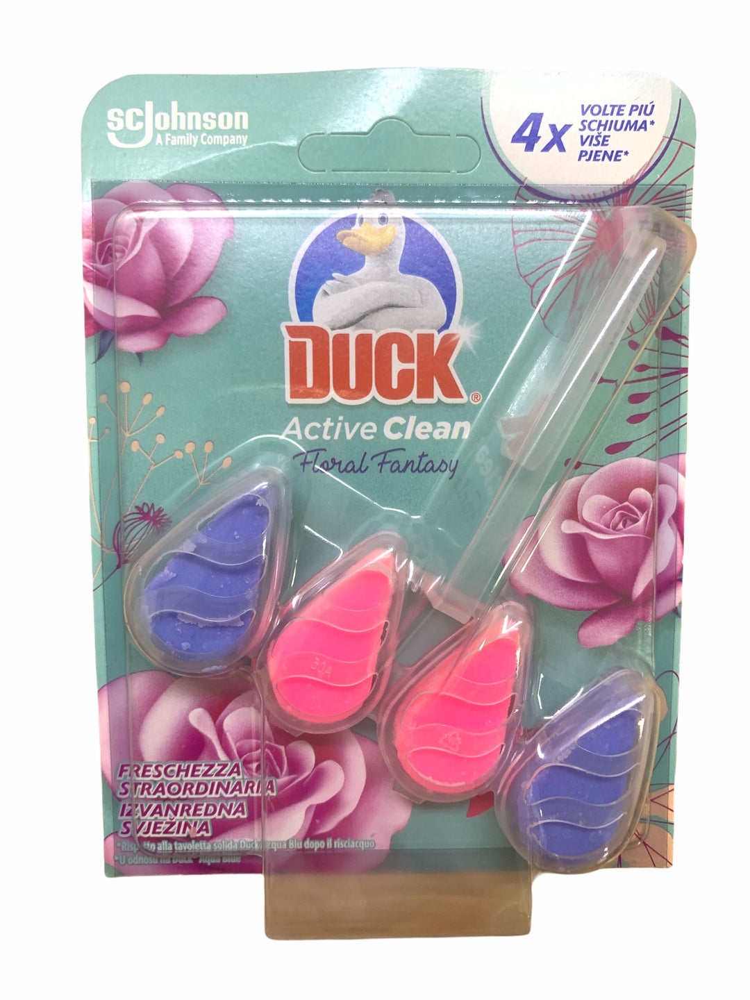 Duck Tavoletta WC Active Clean Fruitopia – Igiene e Freschezza Fruttata a Ogni Risciacquo