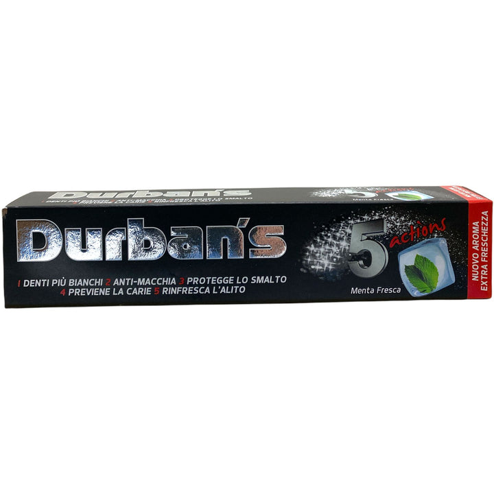 Durban's Dentifricio 5 Actions Menta Fresca 75 ml – Azione Completa per Denti Sani e Alito Fresco