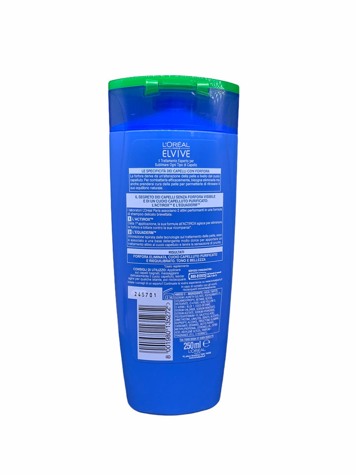 Elvive shampoo antiforfora delicato capelli grassi 250 ml