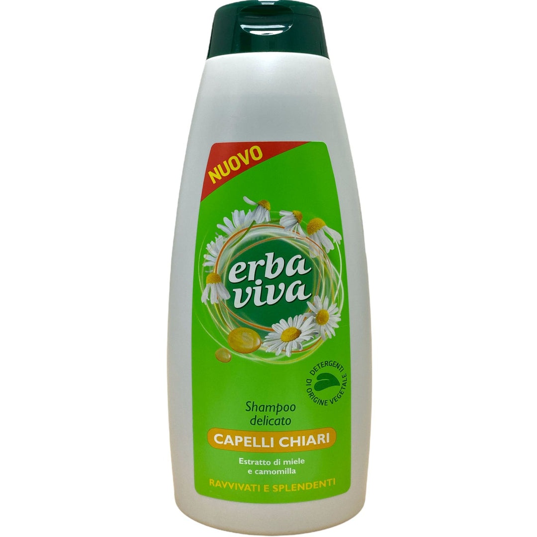 Erbaviva shampoo delicato capelli chiari con estratti di miele e camomilla 500 ml