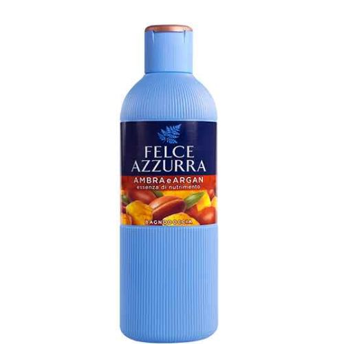 Felce Azzurra Bagno Doccia Ambra e Argan 650 ml – Nutrimento Intenso e Profumo Avvolgente per una Pelle Morbida e Setosa