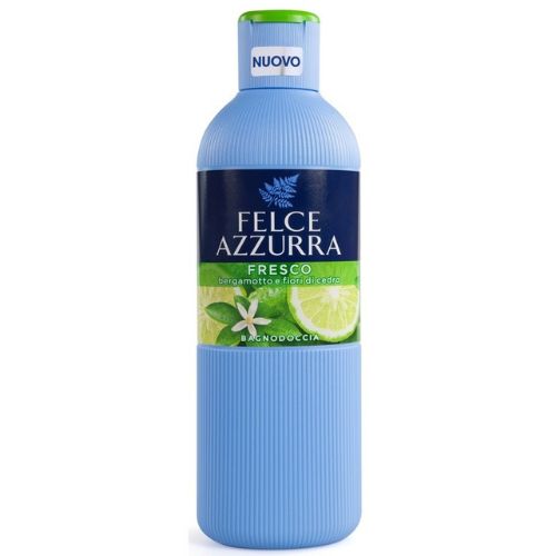 Felce azzurra bagno doccia fresco bergamotto e fiori di cedro 650 ml