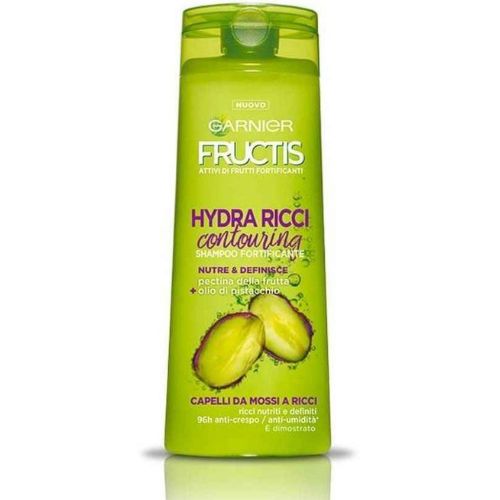 Fructis Shampoo Hydra Ricci Fortificante con Olio di Pistacchio 250 ml – Nutrimento e Definizione per Ricci Morbidi e Vitali
