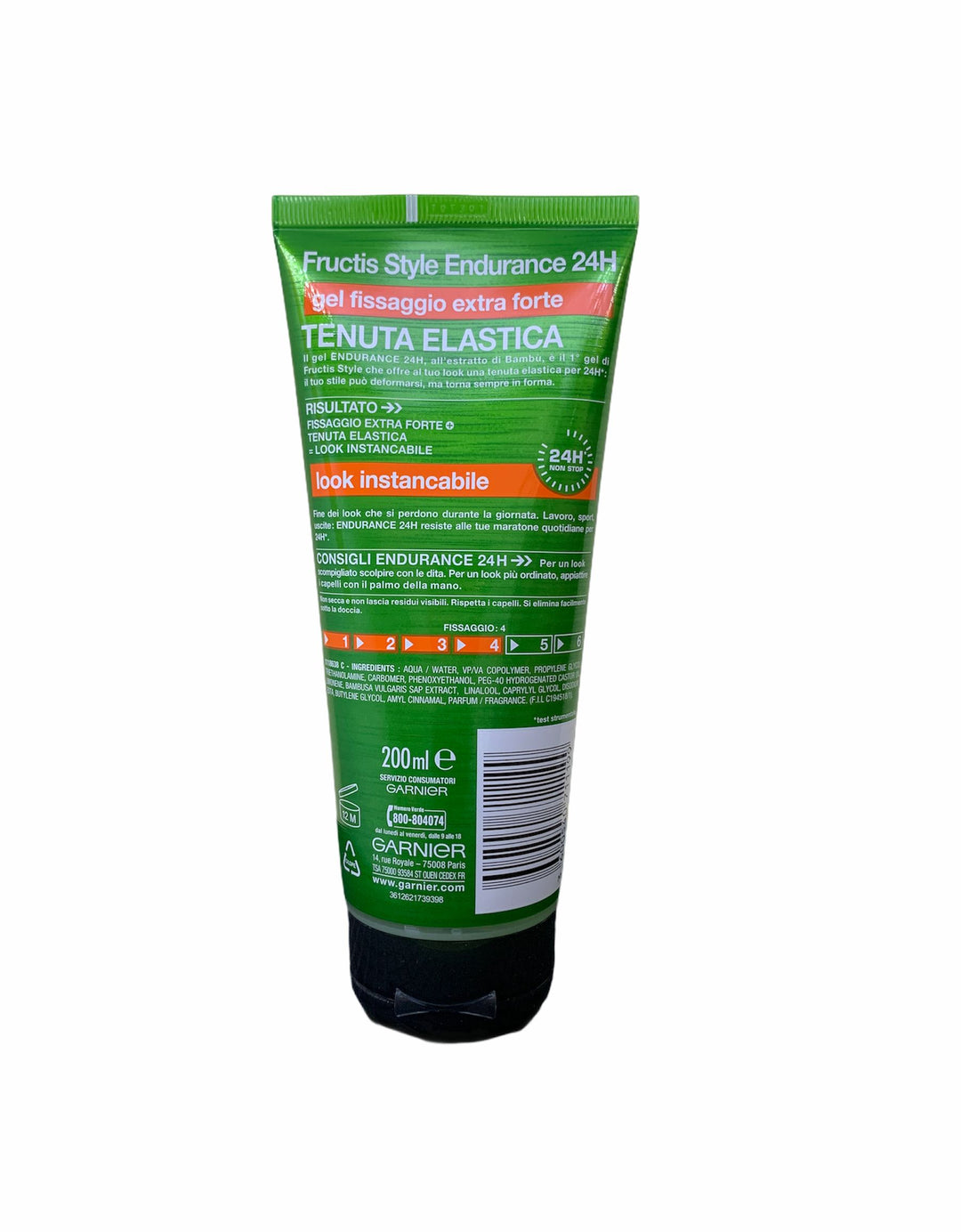 Fructis style gel endurance 24h fissaggio extra forte lunga dutara 200 ml