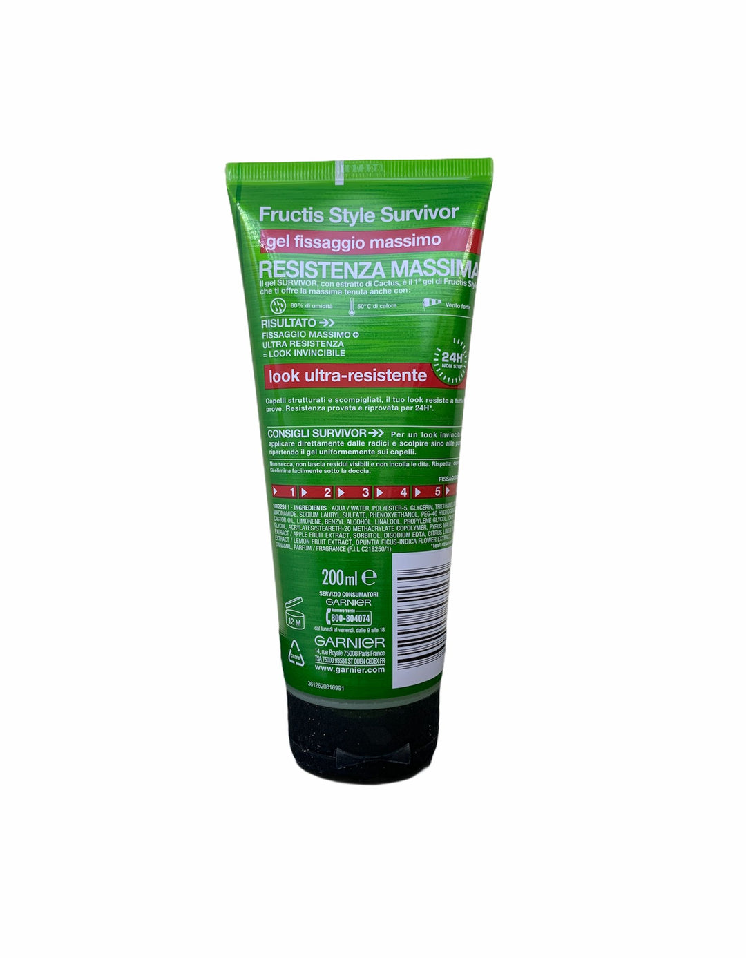 Fructis style gel survivor fissaggio e resistenza massima 200 ml