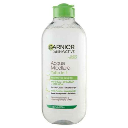 Garnier Acqua Micellare Fresh 400 ml – Deterge, Strucca e Rinfresca in un Solo Gesto