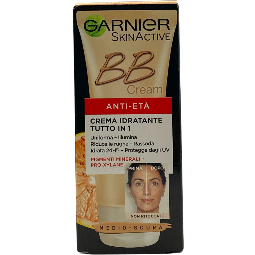 Garnier bb cream anti età idratante medio scura 50 ml