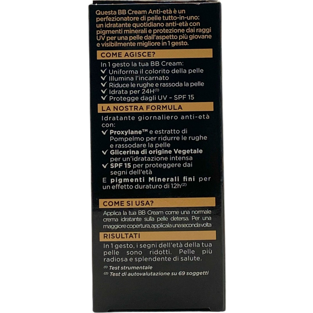 Garnier bb cream anti età idratante medio scura 50 ml