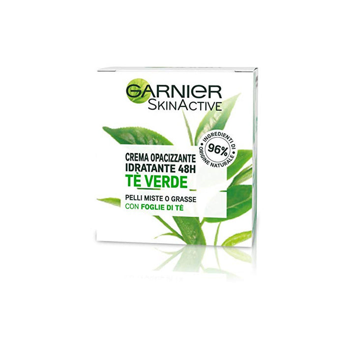 Garnier crema idratante opacizzante tè verde pelli miste o grasse 50 ml