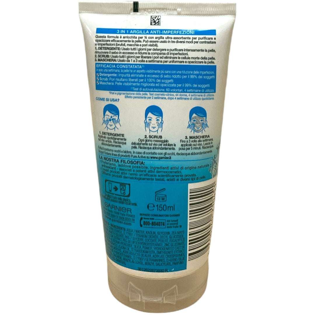 Garnier pure active 3 in 1 150 ml
