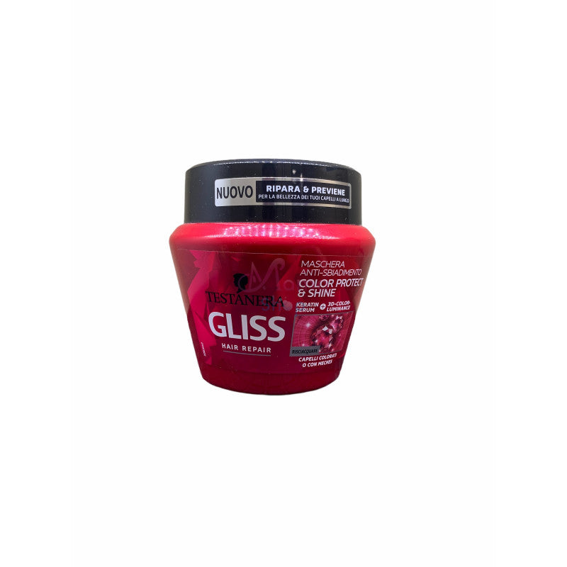 Gliss maschera anti-sbiadimento color protect and shine 300 ml