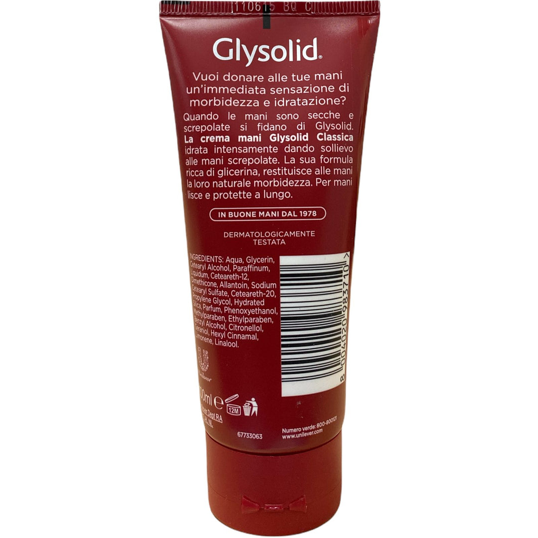 Glysolid crema mani tubo classica mani screpolate 100 ml