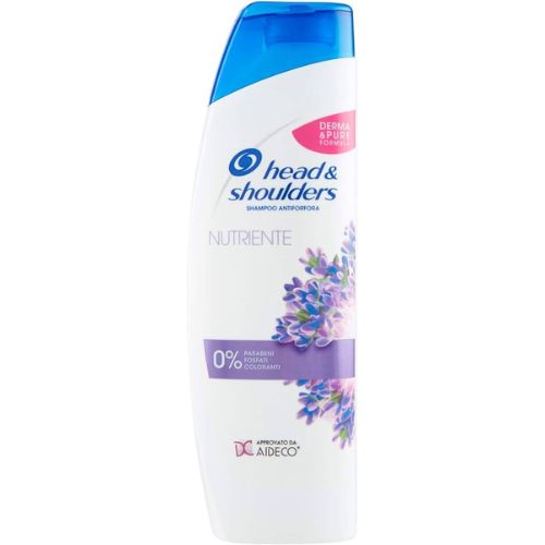 Head & Shoulders Shampoo Antiforfora Nutriente 250 ml – Azione Idratante per Cute Secca e Capelli Morbidi