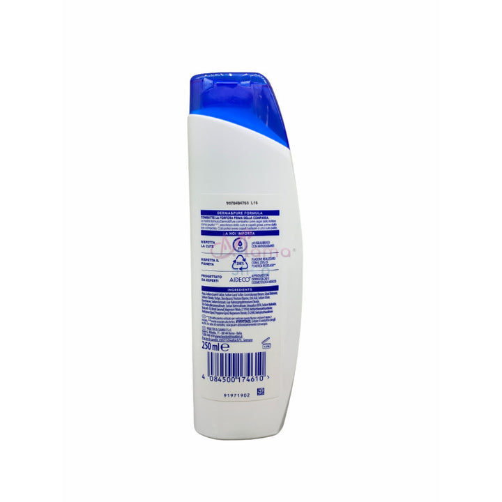Head & Shoulders Apple Fresh 250 ml – Shampoo Antiforfora alla Mela Verde per una Freschezza Prolungata