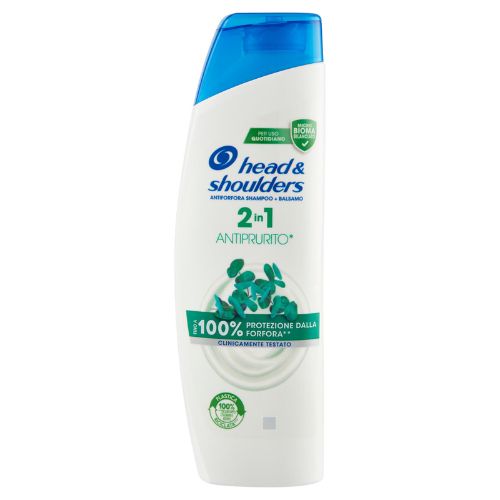 Head & Shoulders Shampoo & Balsamo Antiprurito 225 ml – Doppia Azione Lenitiva e Antiforfora per Cute Secca e Irritata