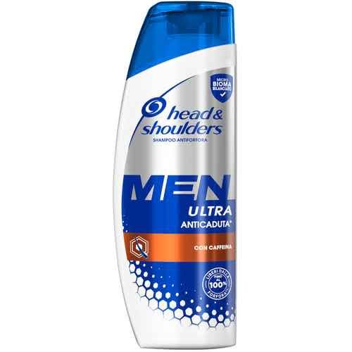 Head & Shoulders Men Ultra Anticaduta Shampoo 225 ml – Rinforzante Antiforfora per Uomo con Capelli Fragili