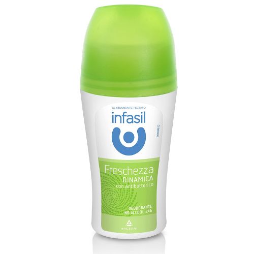 Infasil Deodorante Roll-On Freschezza Dinamica 50 ml – Protezione Intensa e Profumo Energizzante per Tutti i Giorni