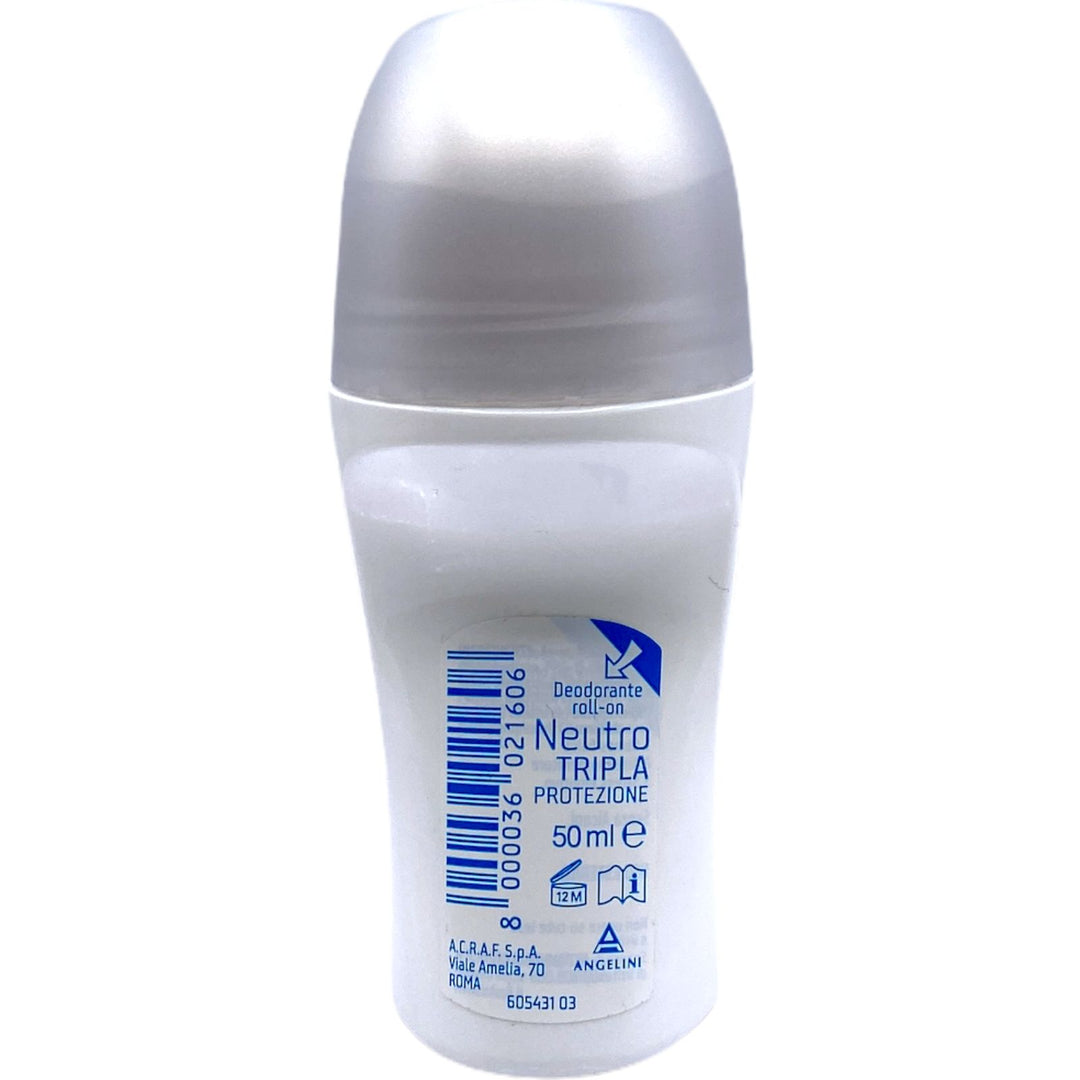 Infasil Deodorante Roll-On Neutro Tripla Protezione 50 ml – Azione Efficace Contro Sudore, Odore e Irritazioni per Pelli Sensibili