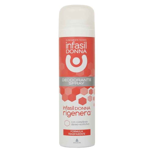 Infasil Deodorante Spray Donna Rigenera 150 ml – Protezione Delicata e Rigenerante per Pelli Sensibili