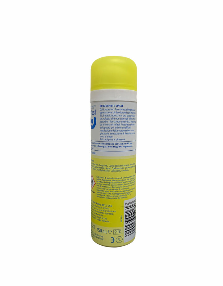 Infasil deodorante spray freschezza attiva 48h 150 ml