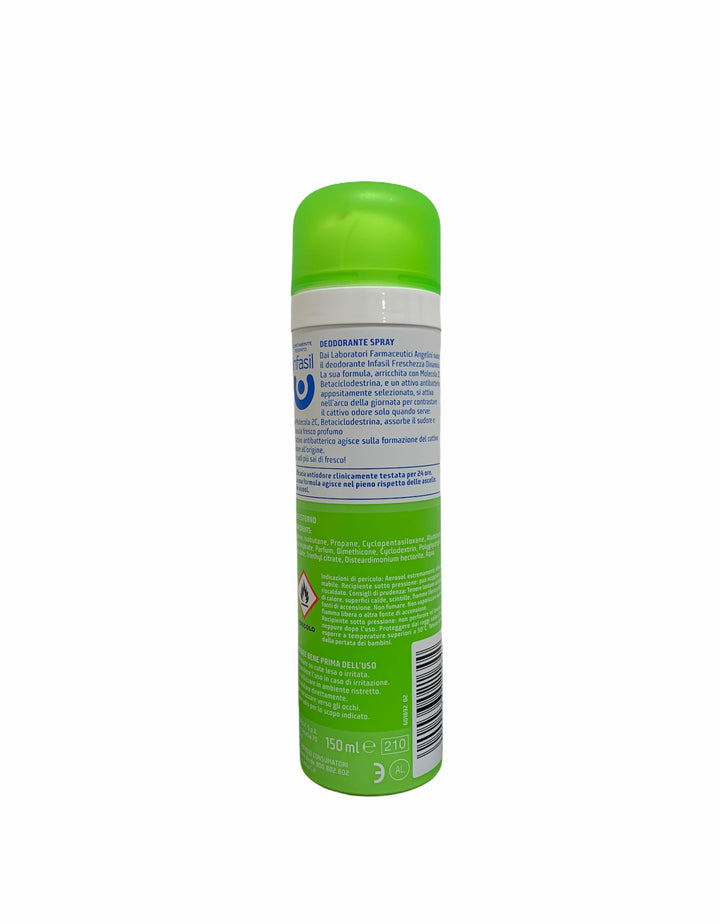 Infasil deodorante spray freschezza dinamica 150 ml