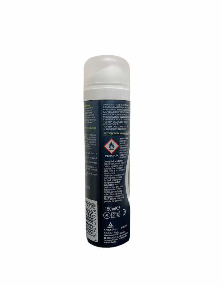 Infasil deodorante spray uomo dry 150 ml